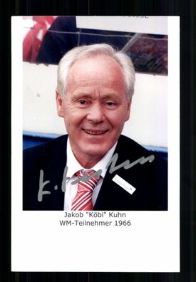 Jakob Köbi Kuhn Nationalspieler Österreich WM 1966 Foto Original Sign + A 233411