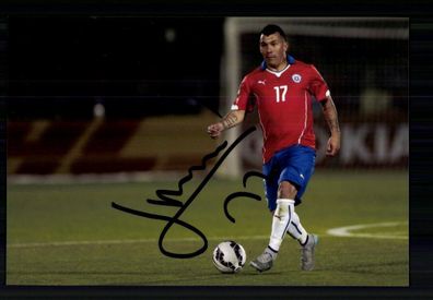 Gary Medel Nationalspieler Chile Foto Original Signiert+ A 232956