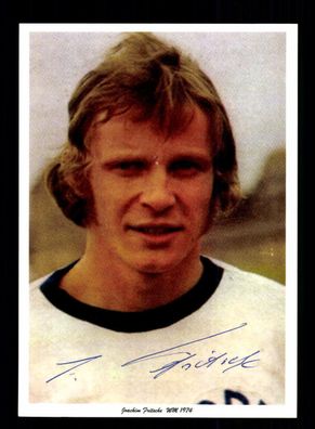Joachim Fritsche Autogrammkarte DDR WM 1974 Original Signiert