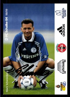 Mark Schierenberg Autogrammkarte FC Schalke 04 1998-99 Original Sign + A 116970
