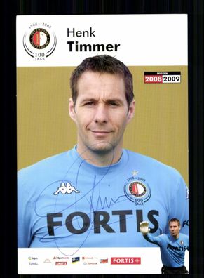 Henk Timmer Feyenoord Rotterdam 2008-09 Original Signiert + A 233911