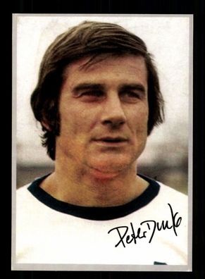 Peter Ducke Autogrammkarte DDR WM 1974 Original Signiert