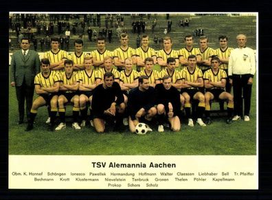 Alemannia Aachen Mannschaftskarte 1968-69