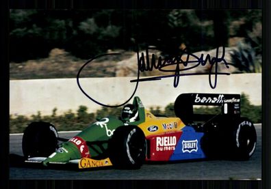 Johnny Dumfries Formel 1 1986 Foto Original Signiert + G 40525