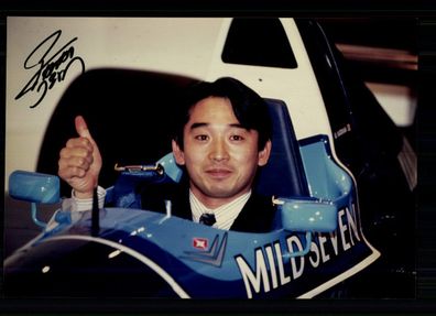 Ukyo Katayama Formel 1 1992-1997 Foto Original Signiert + G 40531