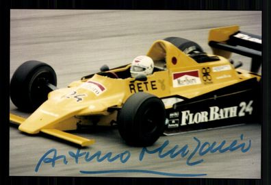 Arturo Merzario Formel 1 1972-1979 Foto Original Signiert + G 40535