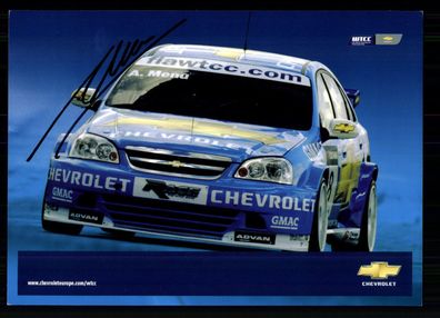 Alain Menu Autogrammkarte Original Signiert Motorsport + G 40622