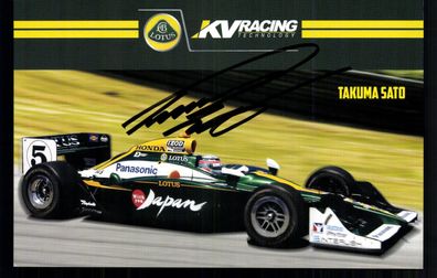 Takuma Sato Formel 1 2002-2008 Autogrammkarte Original Signiert + G 40548