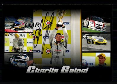 Charlie Geipel Autogrammkarte Original Signiert Motorsport + G 40617