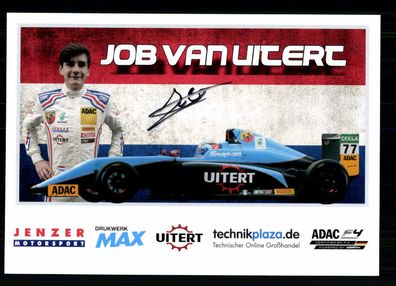 Job van Uitert Autogrammkarte Original Signiert Motorsport + G 40618