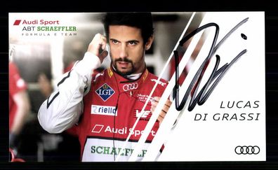Lucas di Grassi Autogrammkarte Original Signiert Motorsport + G 40677