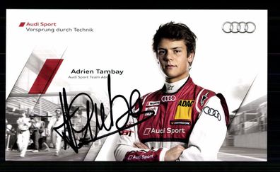 Adrien Tambay Autogrammkarte Original Signiert Motorsport + G 40683
