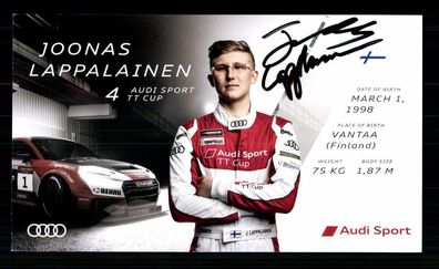 Joonas Lappalainen Autogrammkarte Original Signiert Motorsport + G 40686