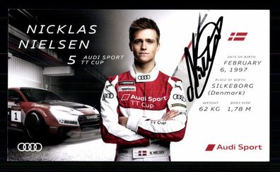 Nicklas Nielsen Autogrammkarte Original Signiert Motorsport + G 40690