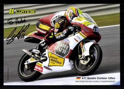Sandro Cortese Autogrammkarte Original Signiert Motorsport + G 40581