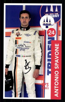 Antonio Spavone Autogrammkarte Original Signiert Motorsport + G 40585
