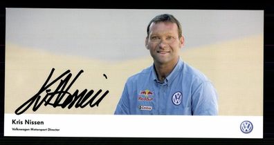 Kris Nissen Autogrammkarte Original Signiert Motorsport + G 40601