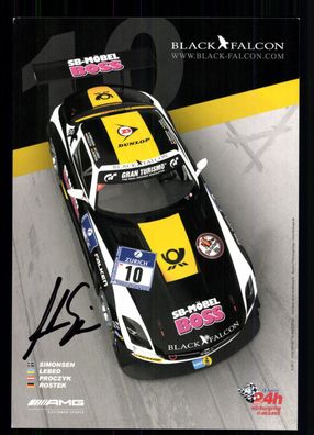 Andreas Simonsen Autogrammkarte Original Signiert Motorsport + G 40609