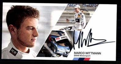 Marco Wittmann Autogrammkarte Original Signiert Motorsport + G 40640