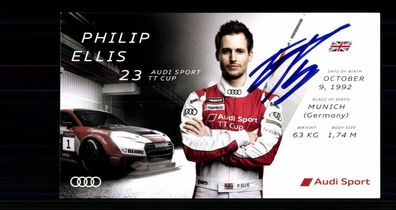 Philip Ellis Autogrammkarte Original Signiert Motorsport + G 40650