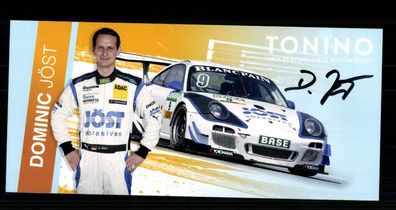 Dominic Jöst Autogrammkarte Original Signiert Motorsport + G 40663