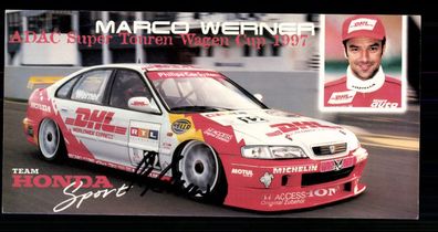 Marco Werner Autogrammkarte Original Signiert Motorsport + G 40666