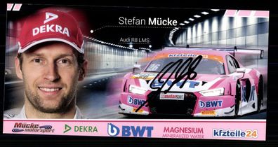 Stefan Mücke Autogrammkarte Original Signiert Motorsport + G 40668