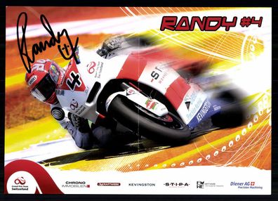 Randy Krummenacher Autogrammkarte Original Signiert Motorsport + G 40591