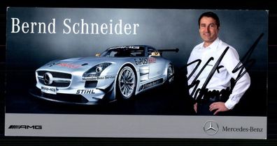 Bernd Schneider Autogrammkarte Original Signiert Motorsport + G 40595