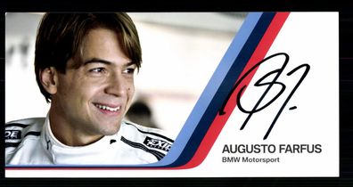 Augusto Farfus Autogrammkarte Original Signiert Motorsport + G 40596