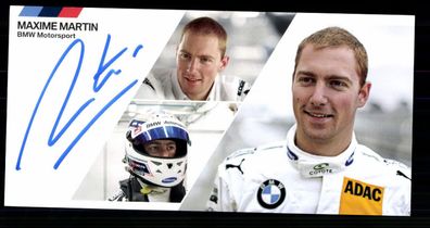 Maxime Martin Autogrammkarte Original Signiert Motorsport + G 40641