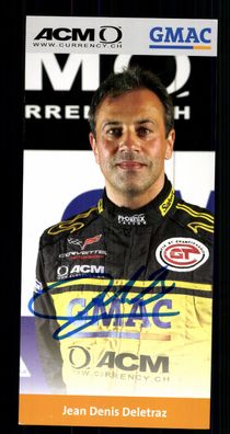 Jean Denis Deletraz Autogrammkarte Original Signiert Motorsport + G 40642