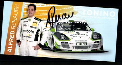 Alfred Renauer Autogrammkarte Original Signiert Motorsport + G 40670