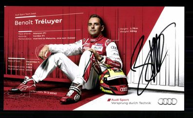 Benoit Treluyer Autogrammkarte Original Signiert Motorsport + G 40684