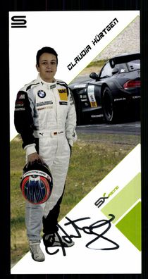 Claudia Hürtgen Autogrammkarte Original Signiert Motorsport + G 40693