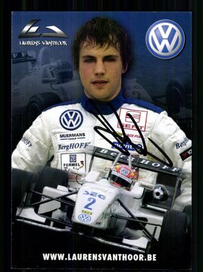 Laurens Vanthoor Autogrammkarte Original Signiert Motorsport + G 40712