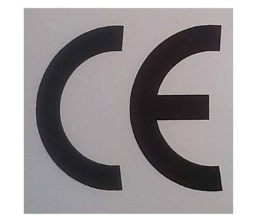 CE-Zeichen, Gebotsschild, Verbotsschild, Folie, 50 x 50 mm, 8017.899