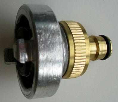 Adapter Stecker System Gardena auf Kupplung Storz D, THW, Feuerwehr, 7035.895