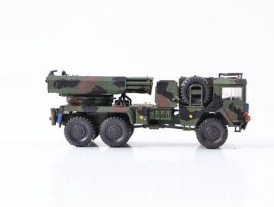 Roco minitanks H0 504 Militärfahrzeug BW Raketenwerfer Lars II MAN 7to 1:87