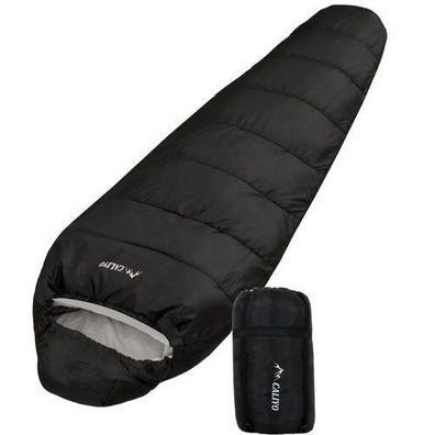 Mumienschlafsack 4 Jahreszeiten 230 cm. Warmer Schlafsack für Zelt Outdoor