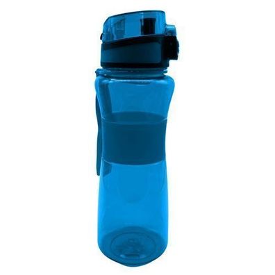 Trinkflasche mit 1 L Volumen blau auslaufsicher Sportflasche Schule Freizeit Kin