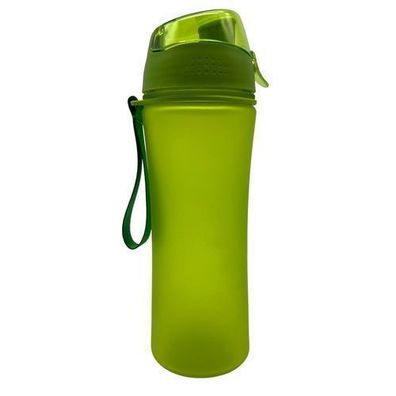 Trinkflasche mit 0,5 L Volumen grün auslaufsicher Sportflasche Schule Freizeit K