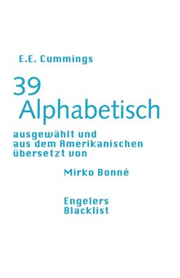 39 Alphabetisch, E. E. Cummings