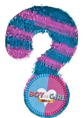Gender Reveal Zugschnur Pinata Spiel Baby Dusche Party Geburtstag Boy-Girl