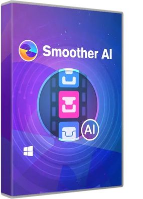 UniFab Smoother AI - Videobearbeitung - Lifetimelizenz - PC Download Version