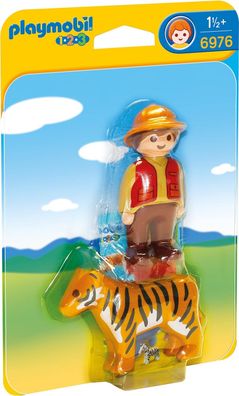 Playmobil 1.2.3 Wildhüter mit Tiger (6976) Playmobil Figur