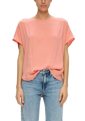 QS by s. Oliver Oversize-Bluse in Apricot
