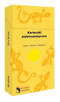 Elektrostatische Karten 15 x 7,5cm 50 Stück, auch als Preisschilder ideal