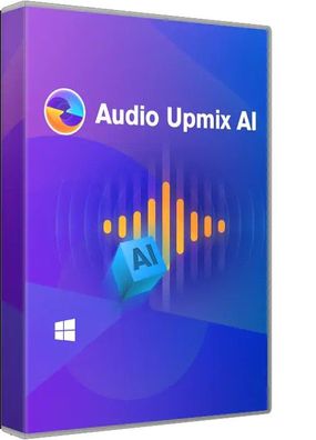 UniFab Audio Upmix AI - Videobeabeitung - Lifetimelizenz - PC Download Version