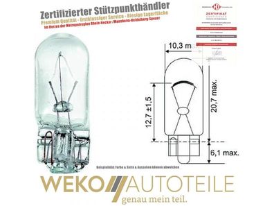 Diederichs LID10078 Glühlampe für VW
